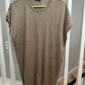 Magaschoni Brown Knit Tunic